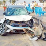 paragraph on road accident